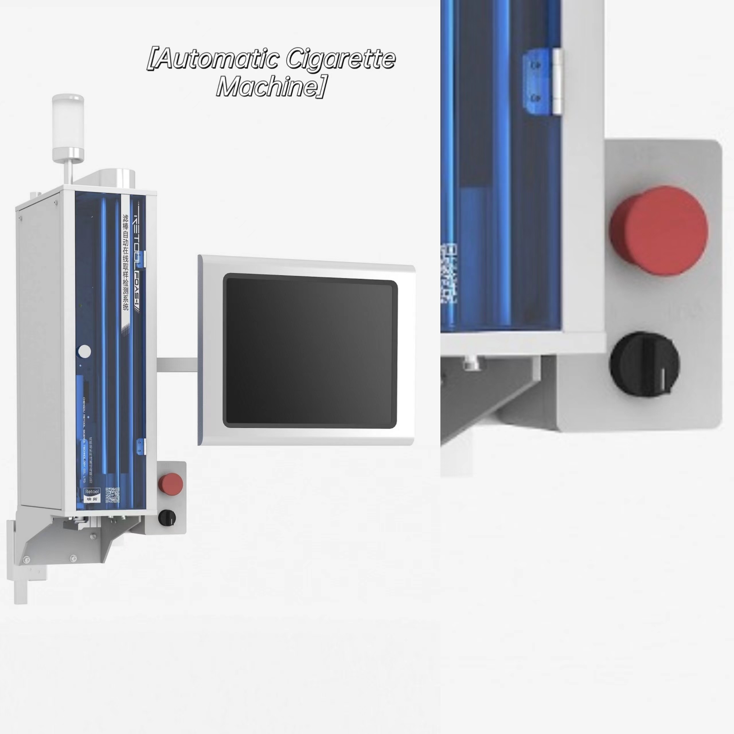 Sistema automático 5Pcs/Min de Rod Embedded Sampling And Detection del filtro del gancho agarrador